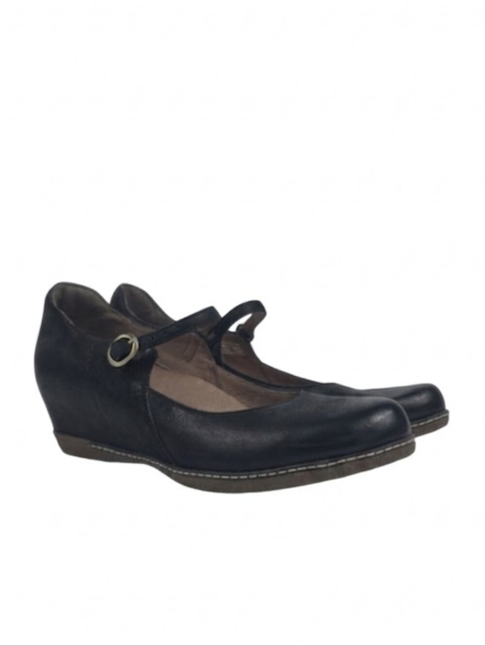 Dansko Loralie‎ Mary Jane Bkack Leather Women's shoes Size EU 38 - US 8